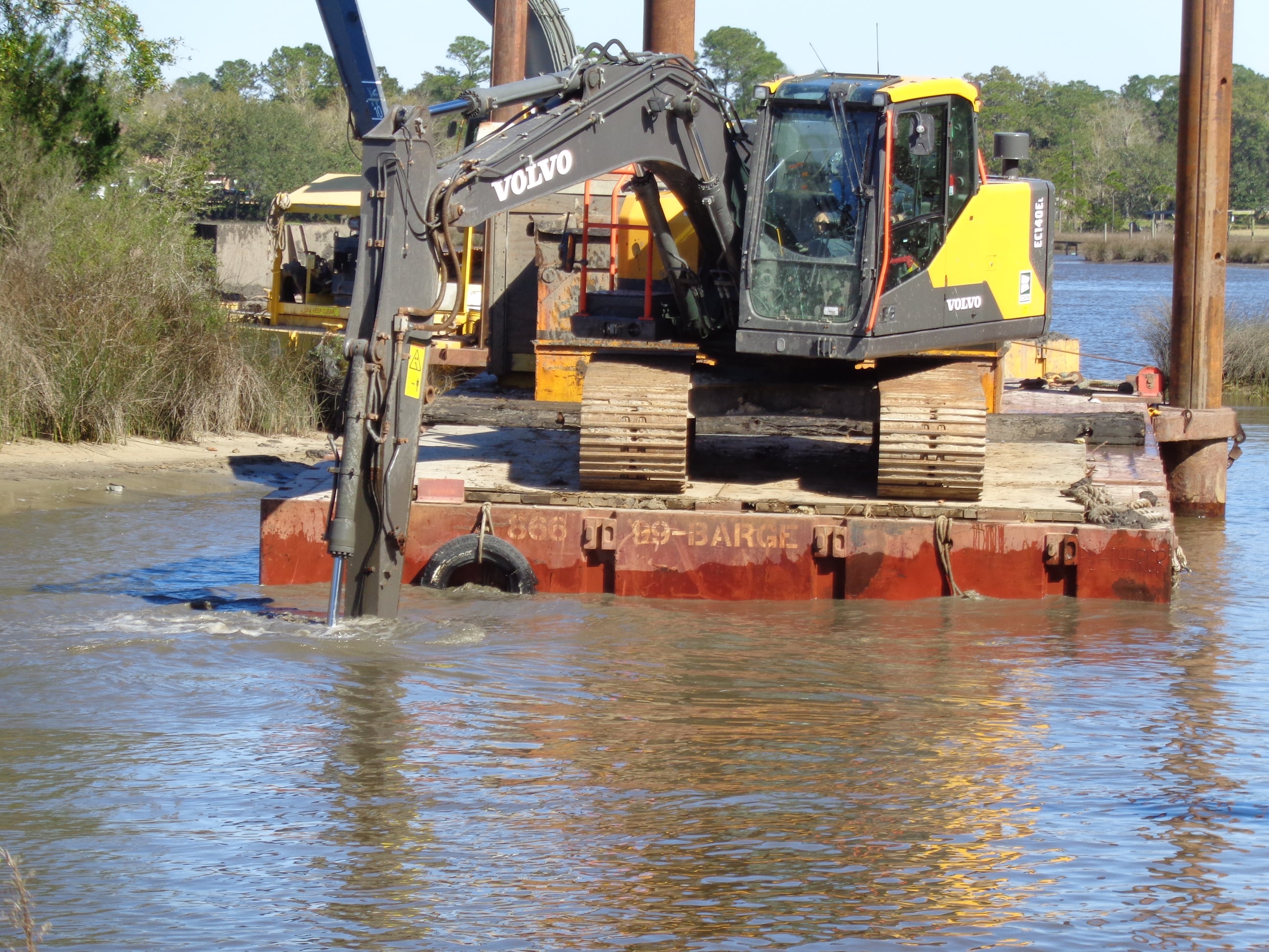 dredging streambeds may be an effective technique for mining